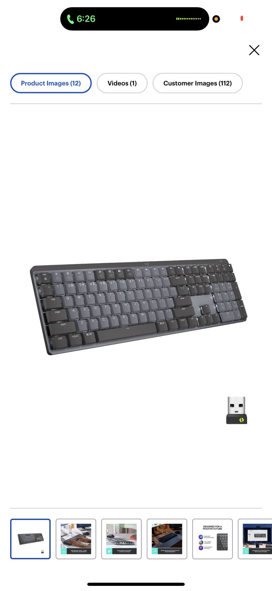 LOGITECH MX MECHANICAL FULL SIZE