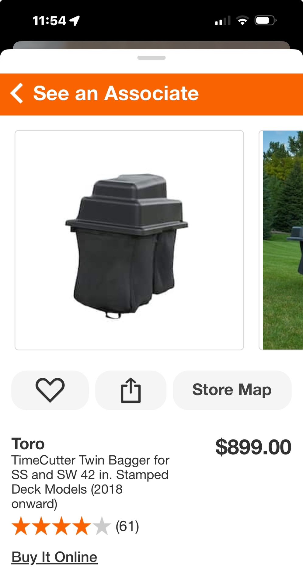 Toro Tractor Bag