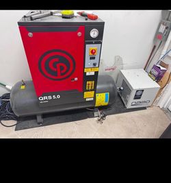 Compressor QRS 5.0 Chicago Pneumatics & Nano Air Dryer