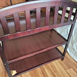 Baby changing table and pad