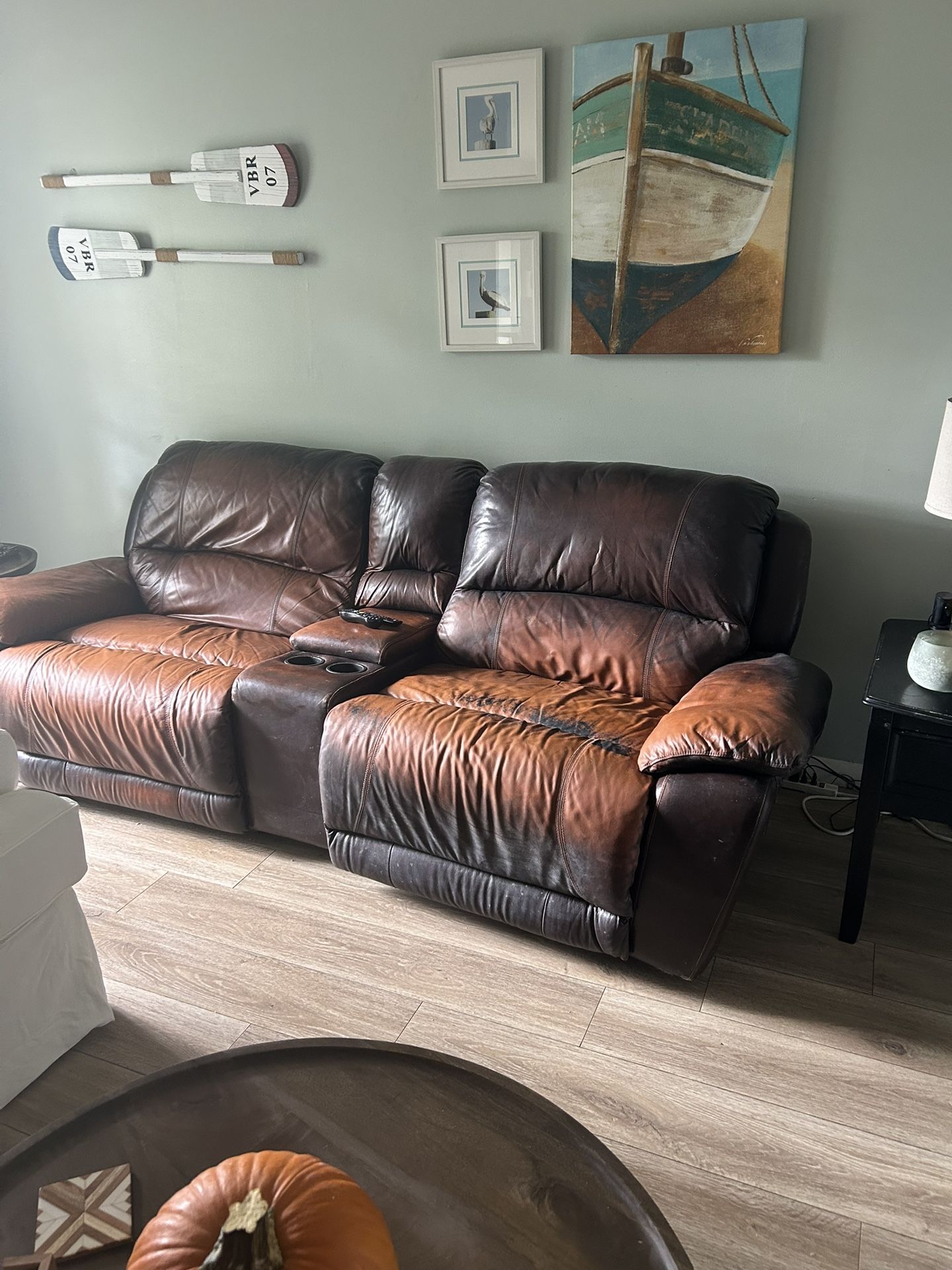 Reclining Leather