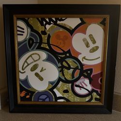 Disney Mickey Mouse <> Framed Digital Art Imagery <> 20" x 20"
