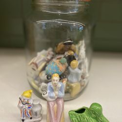 Jar Full Of Figurines 