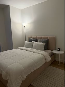 Queen Size Storage Bed + Mattress