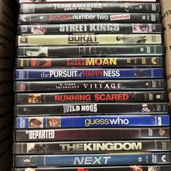 Blockbuster DVDs (LOT of 38) with Original Cases