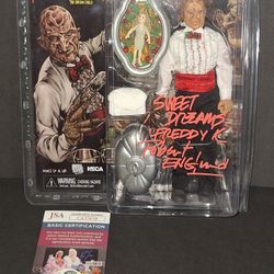 🔥 Robert Englund autographed Neca action figure JSA COA 🔥