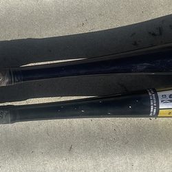 2 Vintage Baseball Bats  - Easton C405 Alloy & Louisville Slugger