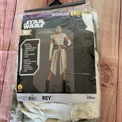 Star Wars Rey Costume Adult Size L 12-14