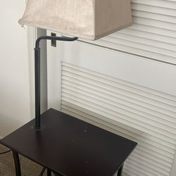 Side Table With Lamp Built In 