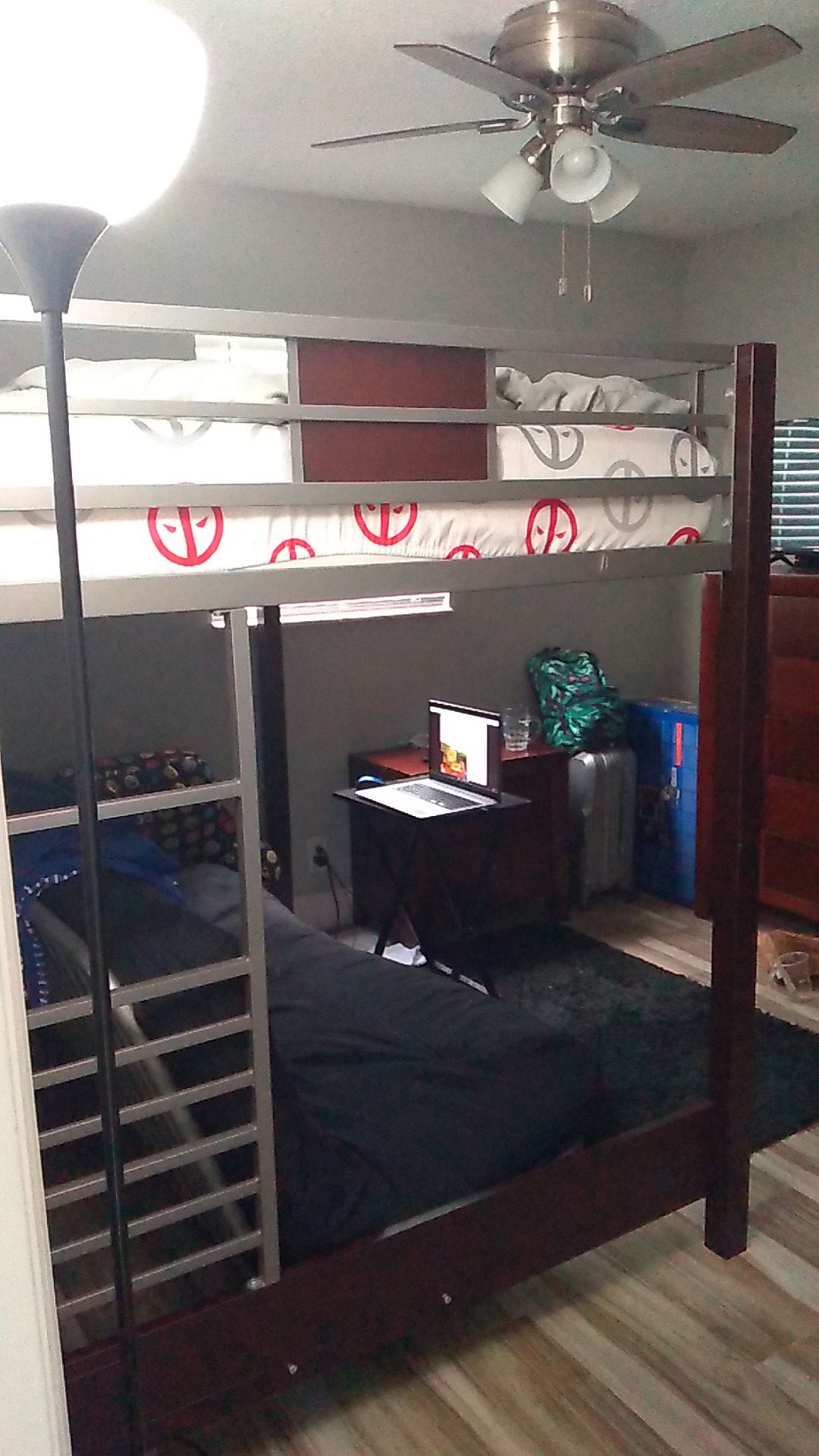 Full over full futon bunk bed