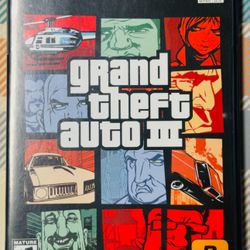 Grand Theft Auto III (Sony PlayStation 2003) PS2 Black Label Tested With Case