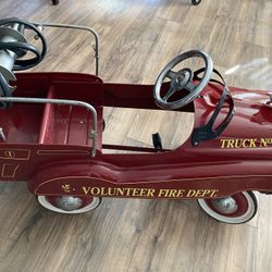 Fire Engine Pedal Car