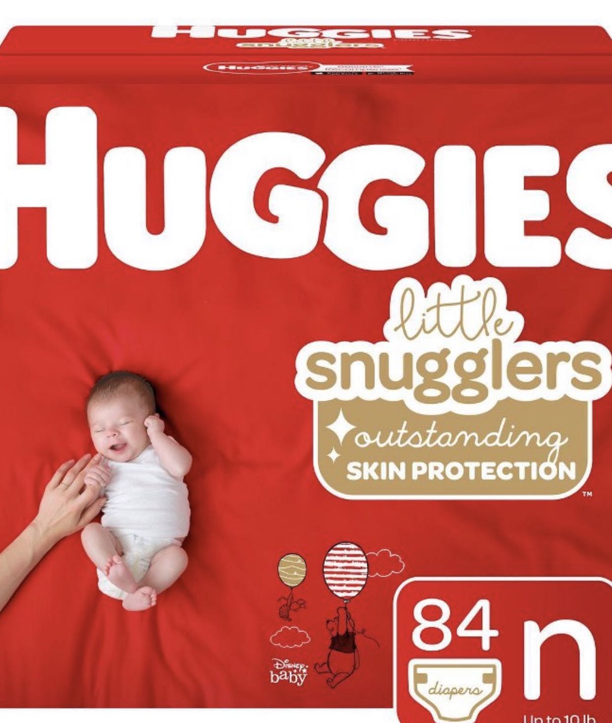 Huggies Little Snugglers Diaper Super Pack - Size Newborn, 84ct
