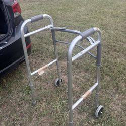 Two Button Folding Walker 