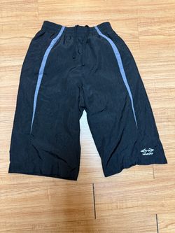 HMDD Happy Memories Don’t Die Black Juggernaut 3/4 Nylon Shorts Size Small