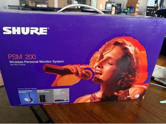 Shure PSM200 in-ear monitors brand new and used