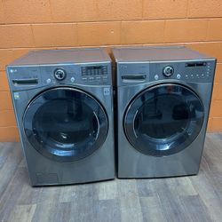 Grey Dryer&Washer
