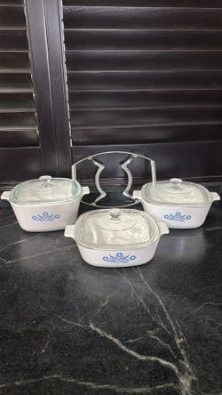 CorningWare 3 set Casserole dishes