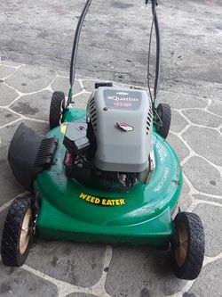 Lawn mower runing