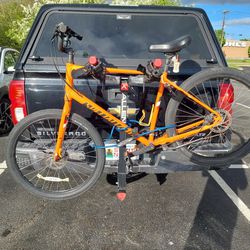 Specialized bike and new bike rack.