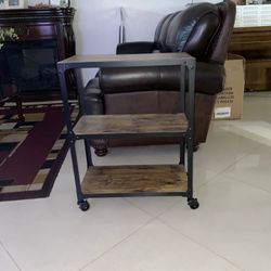 Rolling Coffee Bar Cart