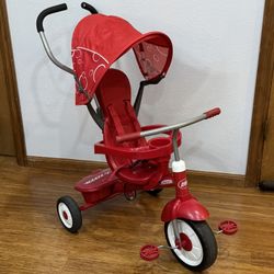 Radio Flyer 4 in 1 Stroll ’N Trike- Tricycle 