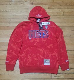 Aape x Mitchell & Ness Nets Hoodie Red size Large