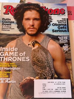 Rolling Stone Magazine May 2014 Kit Harington