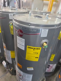 New Water Heater Rheem Performance Platinum