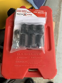 1 GALLON GASOLINE Can With Standard Rack Mount Brand New