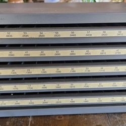Huot Drill Bit Cabinet Tool Box