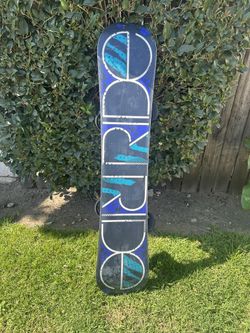 Ride snowboard 140cm with Flux bindings