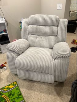 White rocking chair