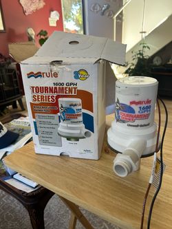 Rule tournament series live well pump