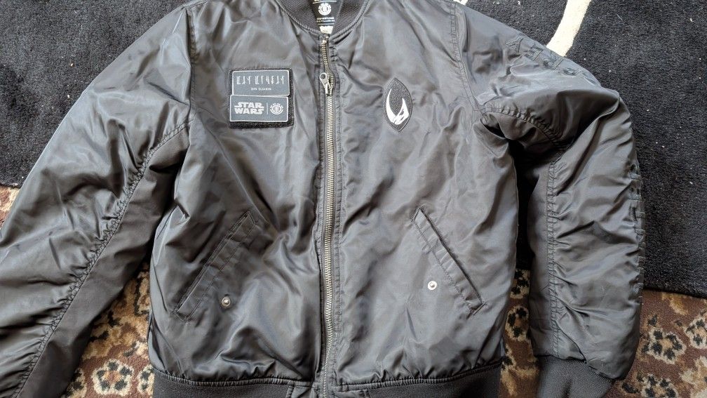 Element Star Wars Din Djarin Mandalorian Bomber Jacket