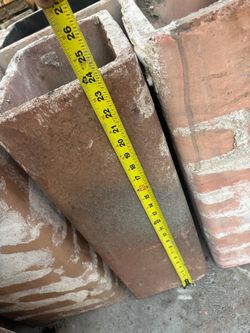 Cement chimney flue