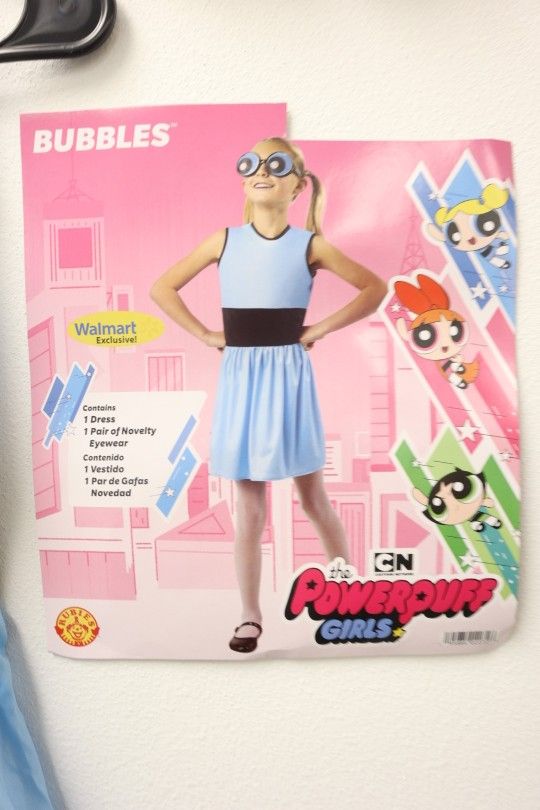 Powerpuff Bubbles Girls Halloween Costume For Sale