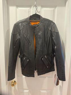 Milwaukee leather motorcycle jacket-NWT