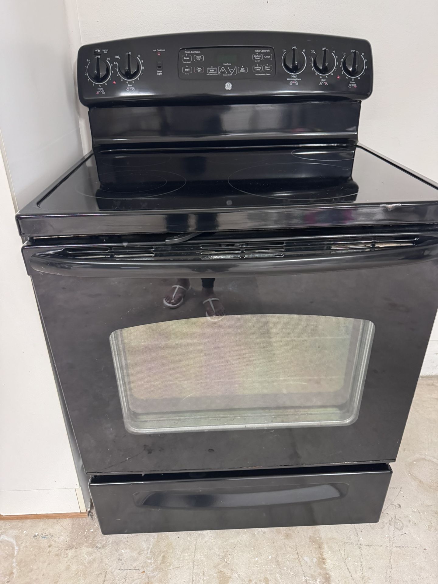 Glass Top Stove Range 30”