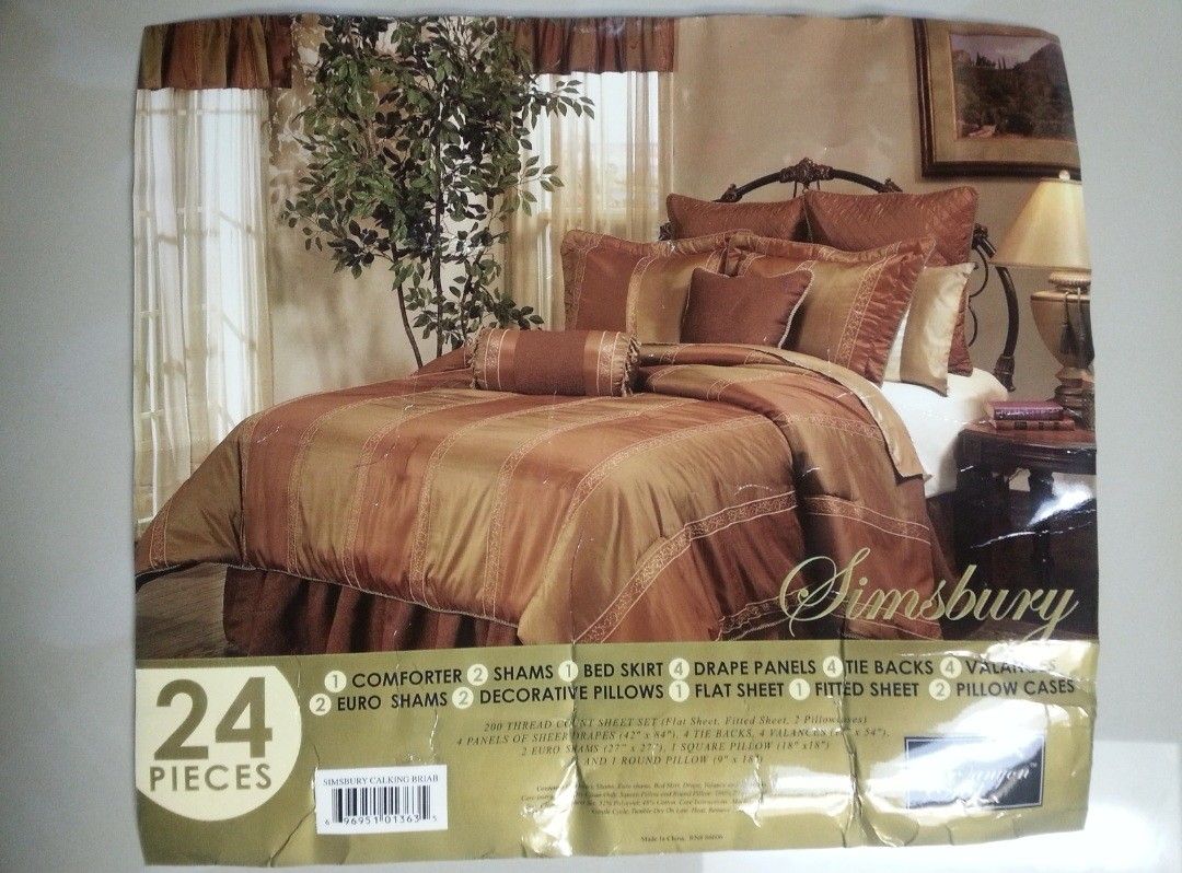 24 Pieces Bedding Set