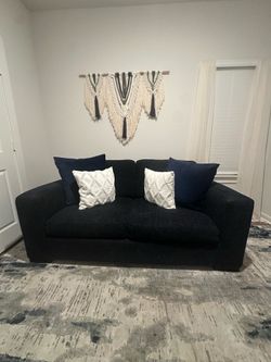 Navy Blue Loveseat