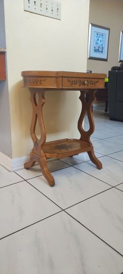 Vintage Italian Single Drawer Side Table
