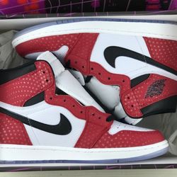 BRAND NEW Authentic Air Jordan 1 Retro High OG ‘Origin Story’ Spider-Man - Sizes 7 to 13.5 - Limited Edition