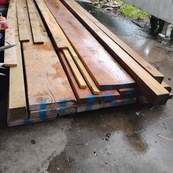 11   Twelve Foot By One Foot Pressure Treated Boards By 12 Inches Wide  Four 12 Foot Pressure Treated 4 By 4