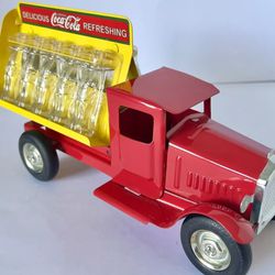 Reproduction Coca-Cola Delivery Truck Metalcraft Gearbox-open Box