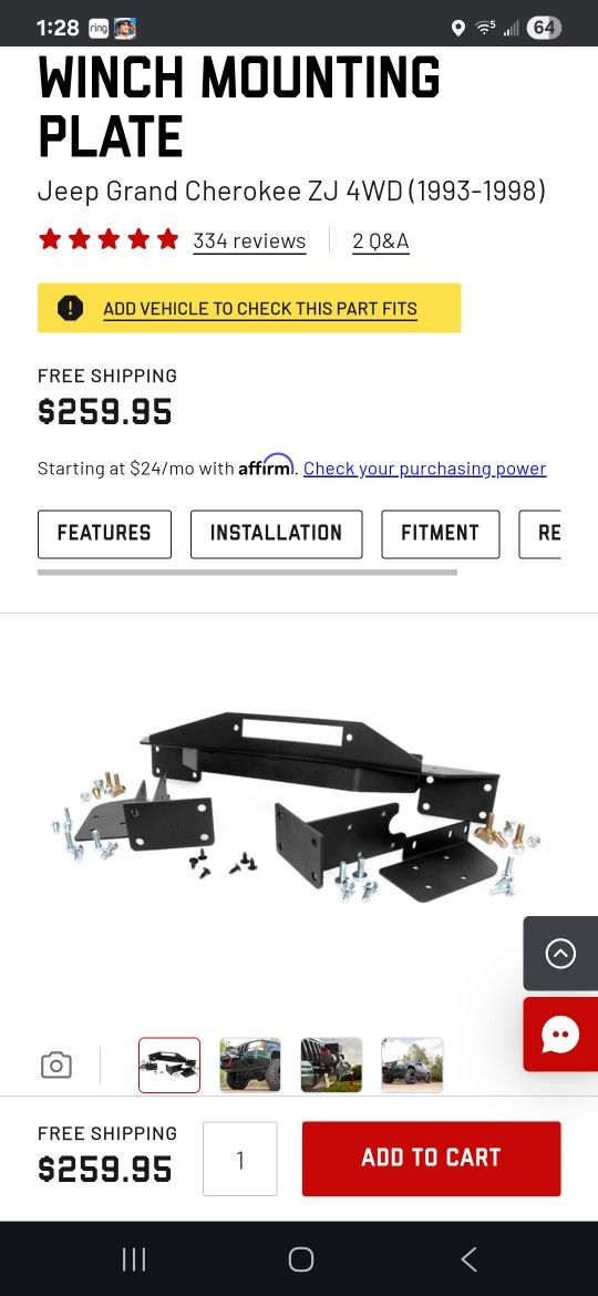 Winch Mounting Plate