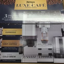 Ninja Luxe Café Premier Series 3-in-1 Espresso, Coffee and Cold Brew Machine