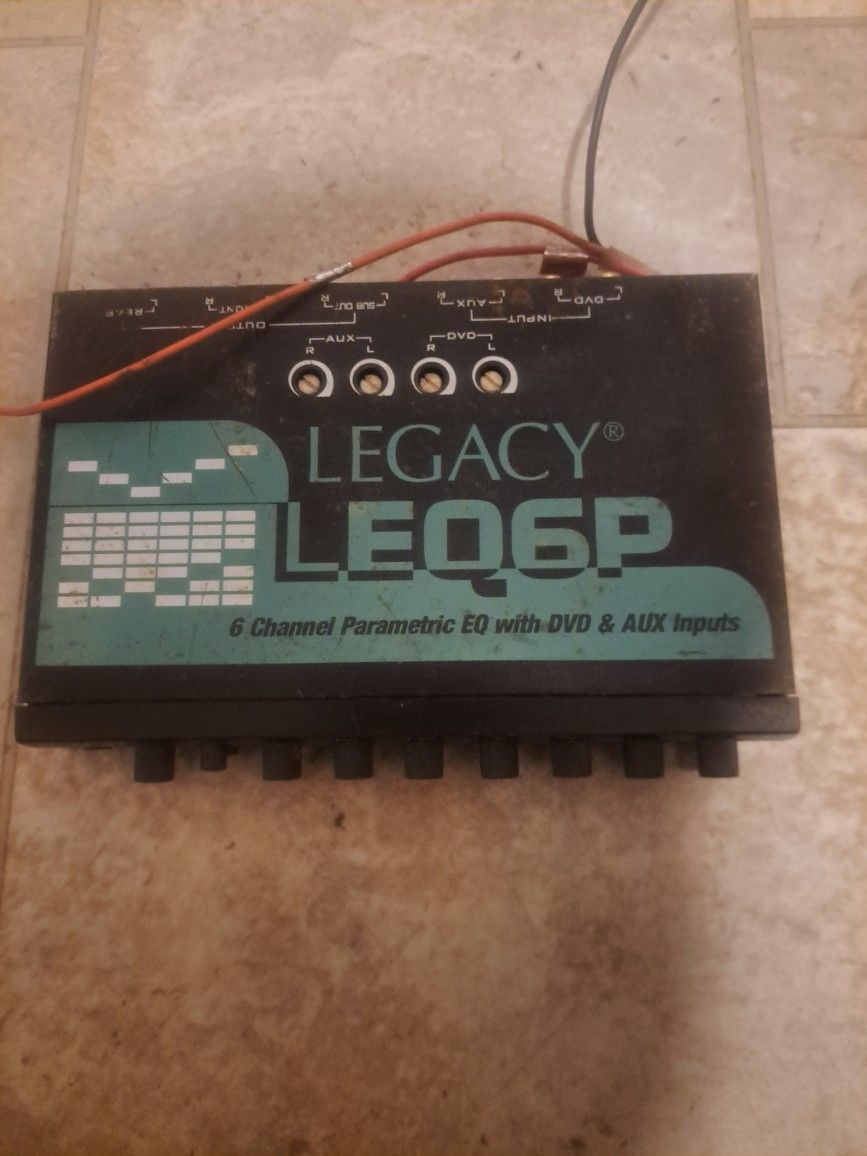 LEGACY 6 CH 4 BAND PARAMETRIC EQUALIZER