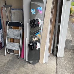 K2 Viper Snow Board With Flow Binding And Carry Case
