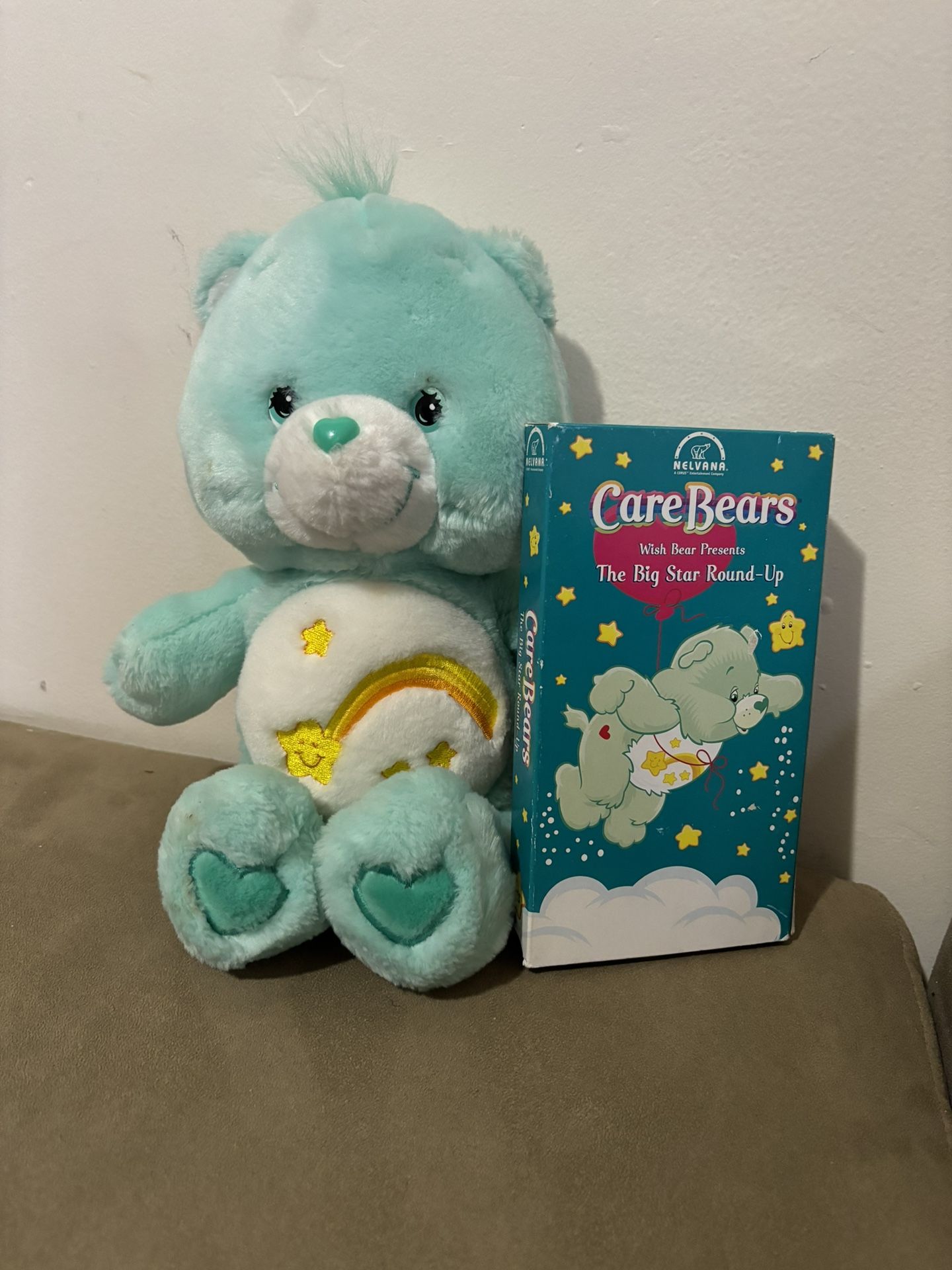 WISH BEAR CARE BEAR & VHS